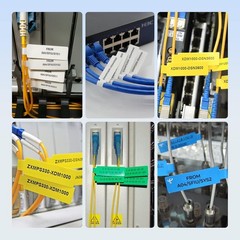 Cable Label for B1/B21/B2 Label Printer, Waterproof, Oil-Proof Cable Tags1” …