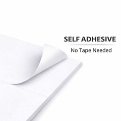 1000 Half Sheet Shipping Labels 8.5×5.5 Self Adhesive 500 Sheets Matte White