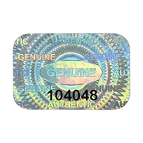 500PCS Tamper Proof Hologram Security Stickers with Serial Numbers