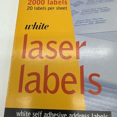 OfficeMax 86105 Avery 5161 White 1″x4 Self Adhesive Address Laser Label 75 Sheet
