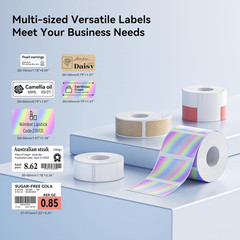 M2/M3 Thermal Transfer Labels 1.57”×0.79”, 345 Tapes/Roll, for M2/M3