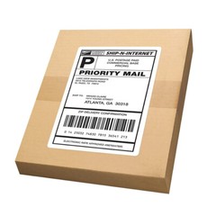 300 Self Adhesive 8.5″ x 5.5″ Shipping Mailing Labels Half Sheet Round Corner US