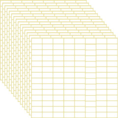 1680 Pcs Matte White Labels 20x10mm Blank Sticker Small Removable Price Labels..