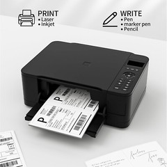 2000 Shipping Mailing Labels 8.5″x5.5″ Half Sheet Self Adhesive 2 Per Sheet UPS
