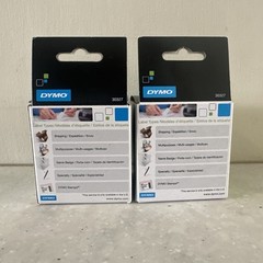 2x DYMO 30327 File Folder Labels – 1 New, 1 Partial – Genuine