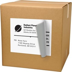Avery Shipping Labels, 8-1/2 x 11, 25 Labels per Pack, Case of 5 Packs 125 Total