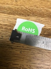 ROHS Compliant – Regulated D.O.T. Stickers (1 1/2″ Round, Green) 500 Labels