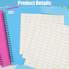 1680 Pcs Matte White Labels 20x10mm Blank Sticker Small Removable Price Labels..