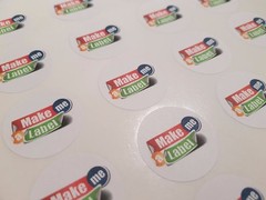 500 Labels (30mm) Logo – Brand – Custom – Printing Round Stickers – Personalised