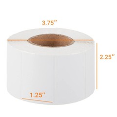 6000 labels 2.25×1.25 Direct Thermal Barcode Labels Zebra LP2824 TLP2824 LP2844