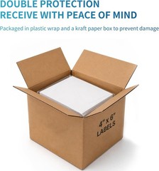 500 Pack of 4 x 6 Direct Thermal Labels – Ideal for Efficient Shipping Solutions