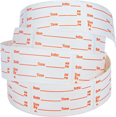 500 Stickers Use by 1 X 2 Inch Dissolvable Food Storage Labels for Containers Pr