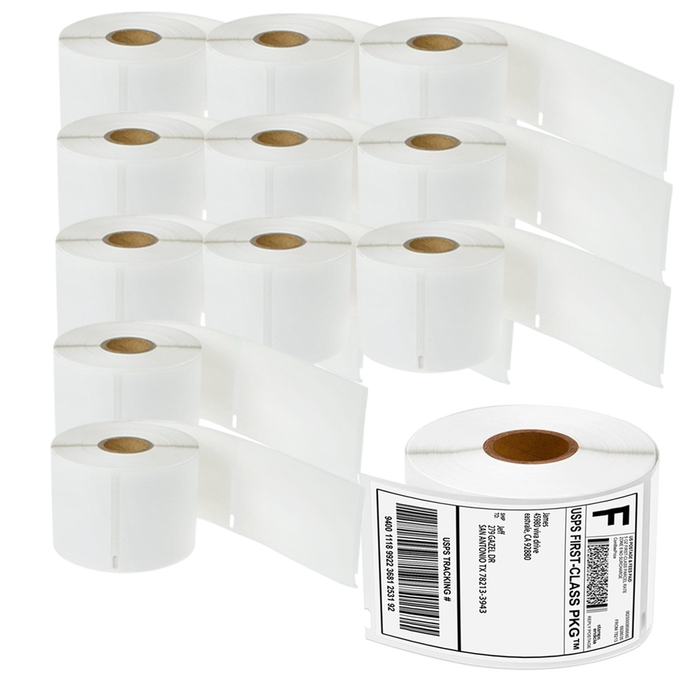 12 ROLLS For DYMO 30256 Shipping Labels Labelwriters 300 310 320 330 400 Duo 450