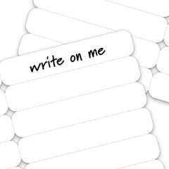 Writable Iron on Name Tags for Clothing Personalized Labels Precut 2”x0.38”