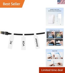 Cable Label for B1/B21/B2 Label Printer, Waterproof, Oil-Proof Cable Tags1” …