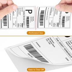 4 x 6 Fanfold Thermal Shipping Labels, 100 Laels Thermal Shipping Labels for …