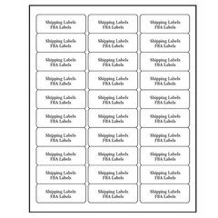 Address Labels for Inkjet Printers 1 x 2-5/8, Pack of 3000 Labels