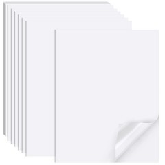 Printable Sticker Paper for Inkjet Printer, 40 Sheets 8.5″x11” Matte Sticker