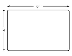40 Rolls 4×6 Direct Thermal Shipping Labels – 250 per roll – 10000 labels