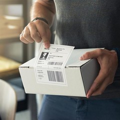 50-4000 Premium 8.5″X5.5″ Half Sheet Self Adhesive Shipping Labels Laser Inkjet