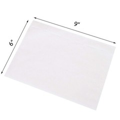 6″x9″ Shipping Label Invoice 50 Clear Packing List Plastic Self Envelopes Pouch