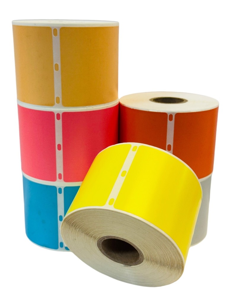 300 Dymo Compatible 30256 YELLOW only Color coded 2.312″ X 4″ Labels (5 Rolls)