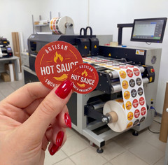 Custom Logo Stickers, 1000 Pcs Waterproof Vinyl Labels