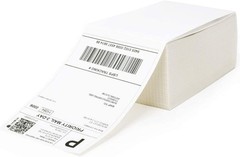 4×6 Thermal Labels – 1000 Fan-Fold Labels for Direct Thermal Printers, Compat…