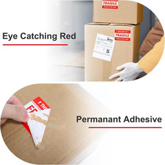 2″X 3″ Fragile Stickers 500 Labels per Roll Strong Adhesive Labels