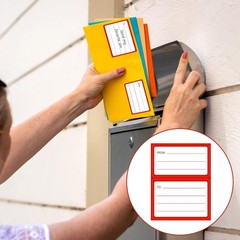 to from Return Address Mailing Labels 60 Pcs Blank Self Adhesive Mail Shipping L