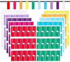 White Cable Labels, 300 Premium Wire Label Tags for Electronics, Printable Cord