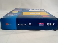 Avery 95945 White Shipping Labels 2″ x 4″ 2500 Labels 250 Sheets Laser Inkjet
