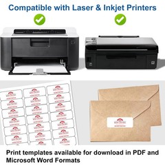 [500 Sheets 15000 Labels] 1” X 2-5/8” Address Mailing Label for Envelope 30-u…