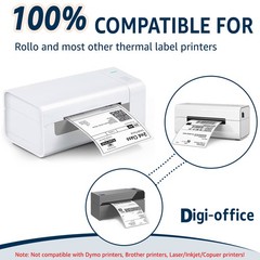 4″x6″ Fanfold Direct Thermal Shipping Labels 4 Pack Perforated for Zebra & Rollo