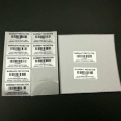 1000 Warranty Void BAR-CODE Hologram Security Label Stickers Tamper Evident Seal
