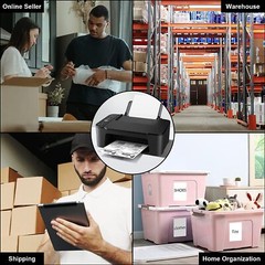 Half Sheet 200 Shipping Labels 8.5×5.5 Rounded Corner Self Adhesive 2 Per Sheet