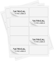 2X4 Shipping Labels 1000 Labels 8.5X11 White Sticker Paper 10 per Sheet