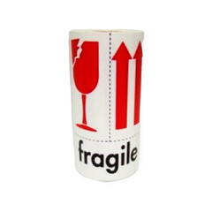 Shipping Labels- 4×6 Fragile (Broken Glass) 250 Each, 1-12 Rolls