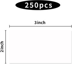 Colored Labels Stickers 3 x 2 Inch, Removable Rectangle Moving Labels Stickers,