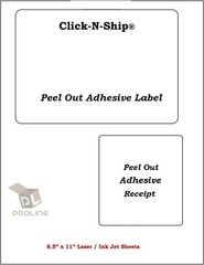 2000 Laser /Ink Jet Labels Click-N-Ship with Peel Off Receipt -Perfect for USPS!