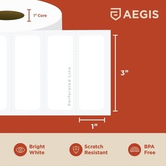 Aegis Adhesives – 3” X 1” Direct Thermal Labels for FBA Barcodes, Address, Pe…