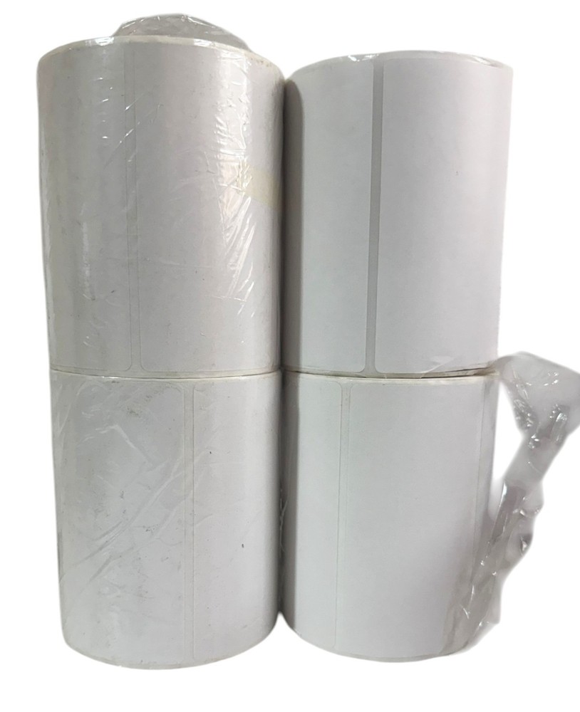 4X Rolls 4″ x 2″ Barcode Thermal Direct Labels Zebra Compatible 3000 Labels