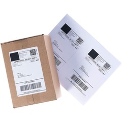 200-10000Half Self Shipping Labels 8.5″ x 5.5″ Self Adhesive Sticker2 Per Sheet