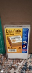 Avery 5454 Printer Labels – 4″ Width X 6″ Length 40 / Pack Rectangle sheets