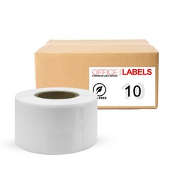 Replacement for Seiko SLP-R2RL Removable 1-1/8 x 3-1/2 (28mm x 89mm) 10 Pack