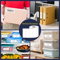 3″ x 1″ Direct Thermal Label, Permanent Adhesive Barcode Shipping Labels & Co…