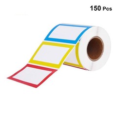 150 Pcs Blank Label Stickers Self Adhesive for Price Tags Home Office School