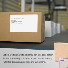 – Compatible DYMO 1744907 (4″ X 6″) Shipping Labels, Perforated, Compatible w…