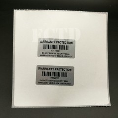 200 Warranty Void BAR-CODE Hologram Security Label Stickers Tamper Evident Seals