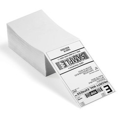 OFFNOVA Thermal Direct Labels Pack of 500 Fan-Fold 4”x6 Shipping Labels with …